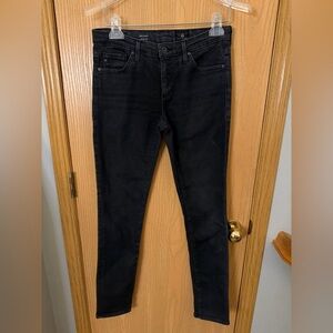 ADRIANO GOLDSCHMIED Gently Used Black “The Stilt” Cigarette Skinny Leg Pants